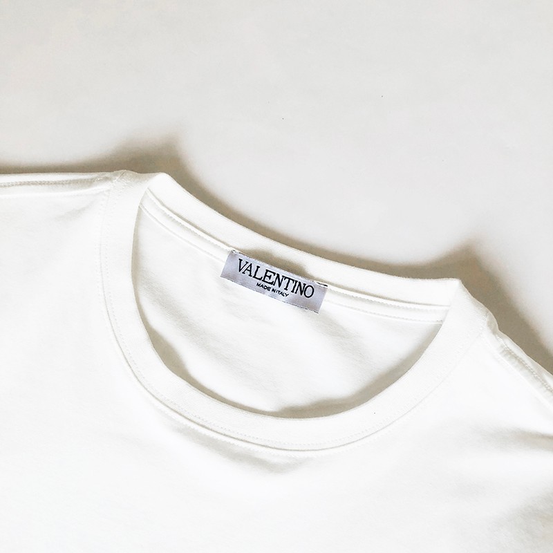 関税込 ヴァレンティノ Tシャツ 偽物 VLTN コットンロゴ Vug98960品質保証