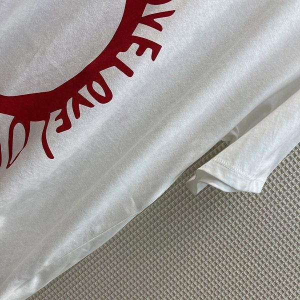 可愛いヴァレンティノ コピー LOVE Vロゴ コットン 半袖 Tシャツ Vun15448激安送料無料