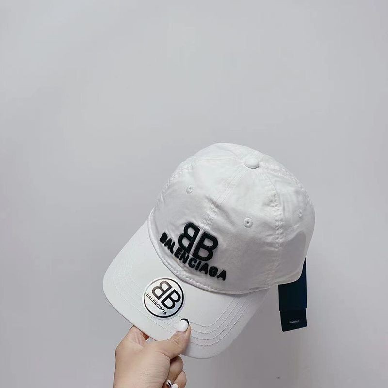 【日本未発売】バレンシアガ ロゴ刺繍 オーガニックコットンドリル製 キャップ 偽物 bab83856通販