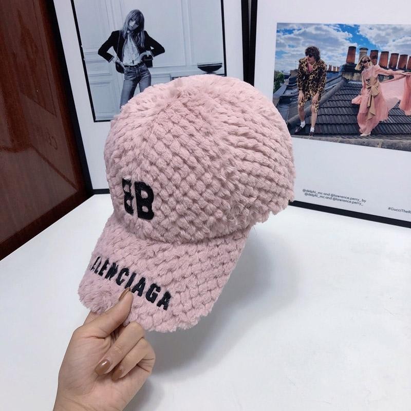 秋冬新作 人気 バレンシアガ ウサギ毛 ロゴキャップ コピー bal60283N級品