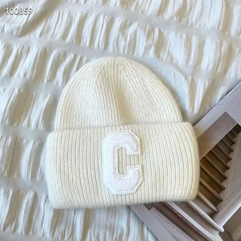 人気急上昇セリーヌ イニシャル付き カシミア ウール ビーニー 偽物 全色 Cea33971N級品