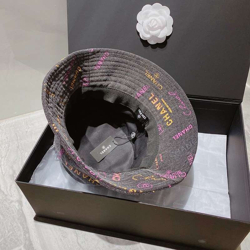 日本未入荷シャネル バケットハット 偽物 デニム ブラック sho34908N級品