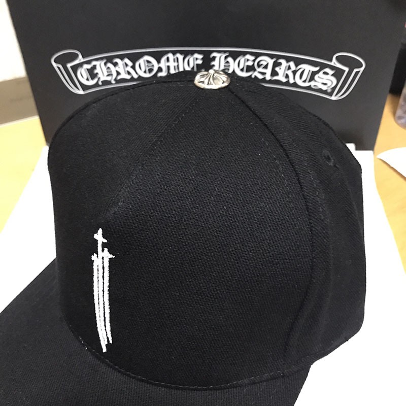クロムハーツ RS クロス ブラック デニム キャップ 偽物 Kub64857激安送料無料