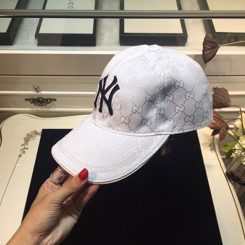 21-22AW グッチ NY キャップ 偽物 47 New York Yankees コピー gub98835N級品