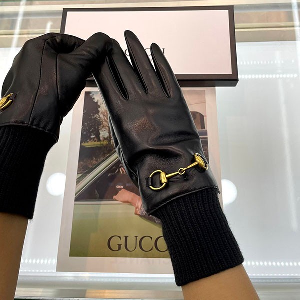 すぐ届 グッチ☆GG ホースビットレザーグローブ 手袋 コピー guf29004代引きを販売