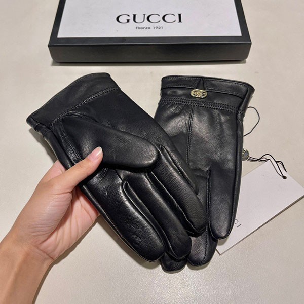 完売必至 グッチ GGロゴ レザーグローブ 手袋 偽物 gul35914N級品