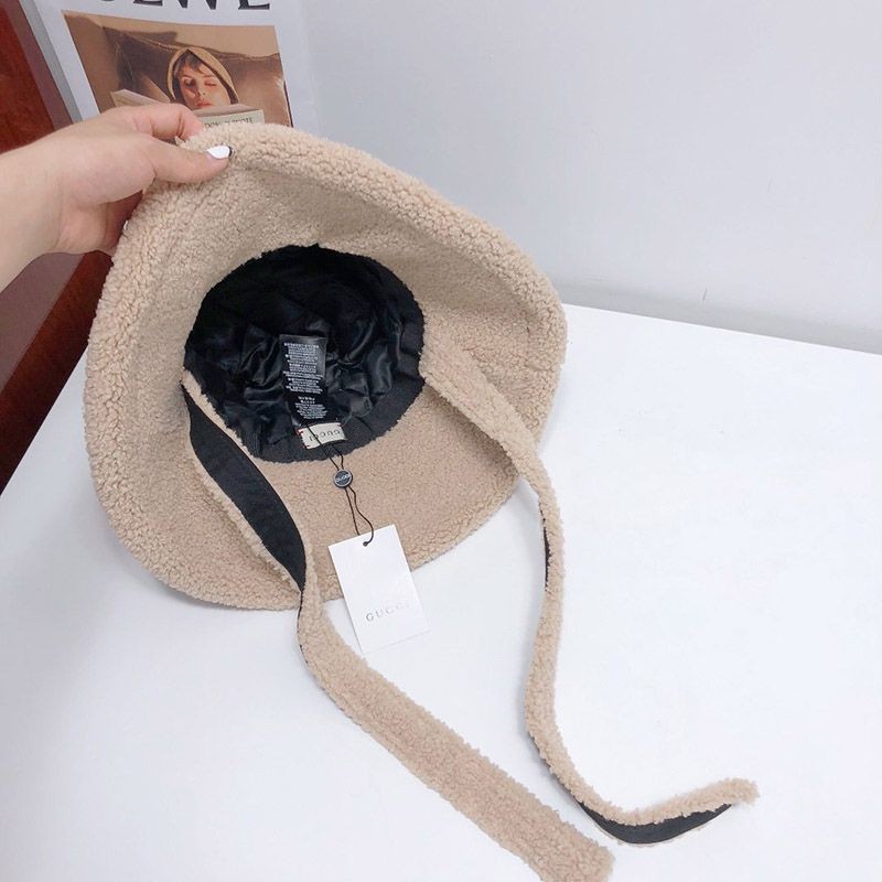 21-22AW グッチ バケット ハット GG ラムズウール コピー guz63841品質保証