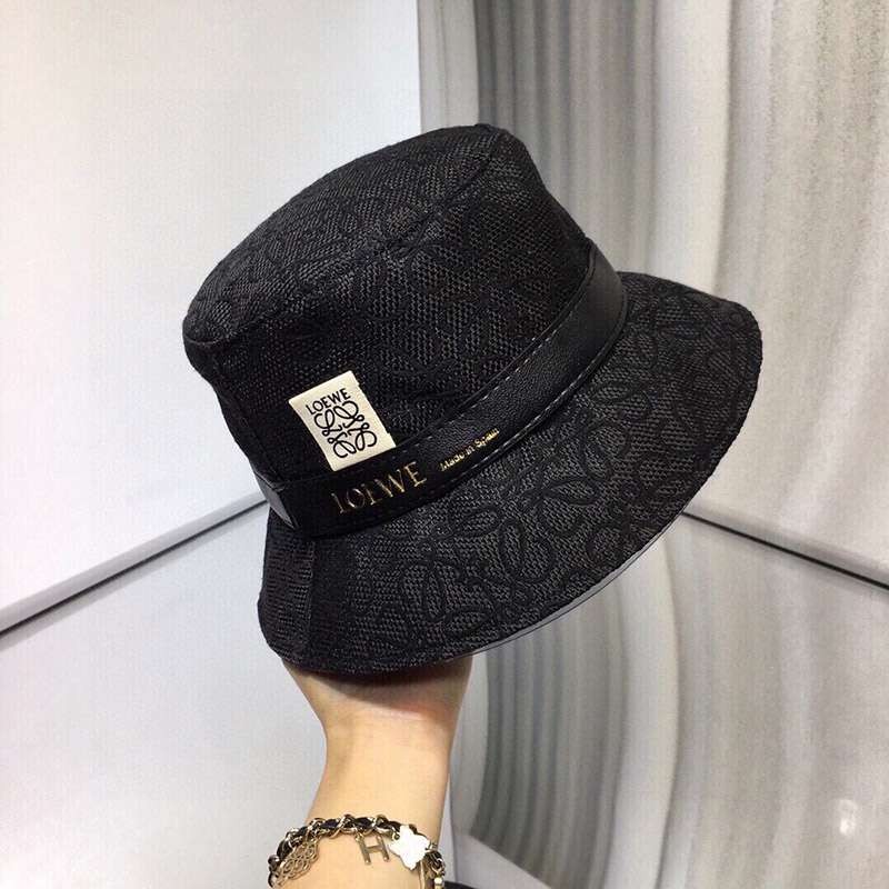 21-22AW 新色☆希少 ロエベ  アナグラムロゴ ジャガード織 バケットハット コピー los48889最高級