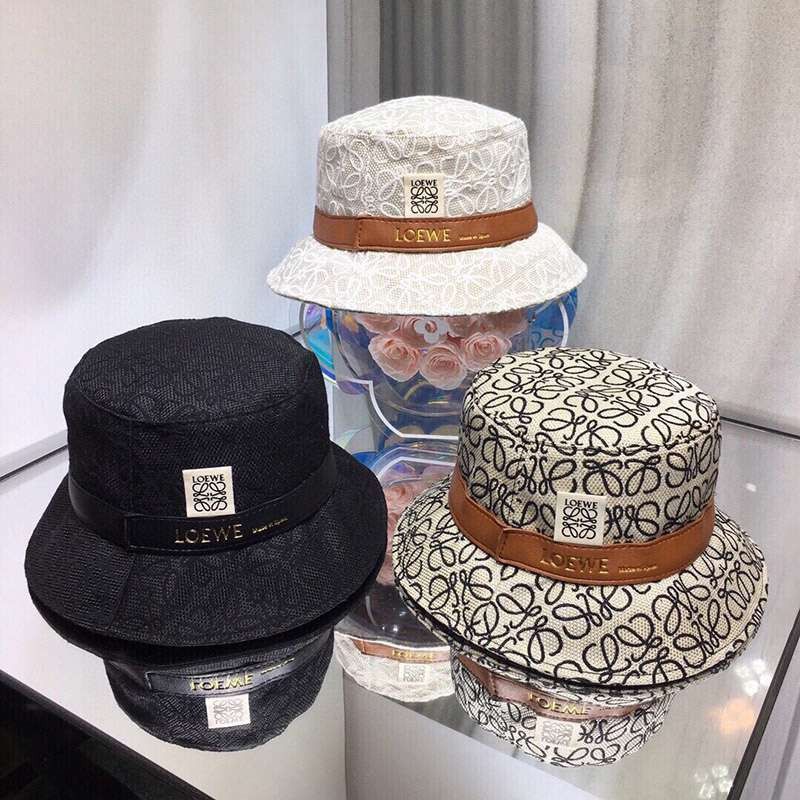 人気商品】ロエベ アナグラムロゴ ジャガード織 バケットハット スーパーコピー lot33338人気