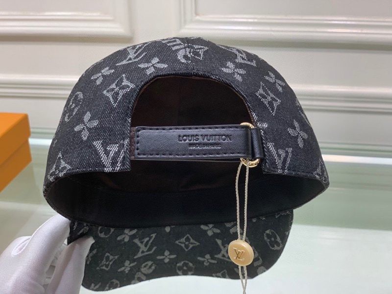 希少色シュプリーム ヴィトン キャップ コピー Perforated Camp Cap navy 2色 vub13408