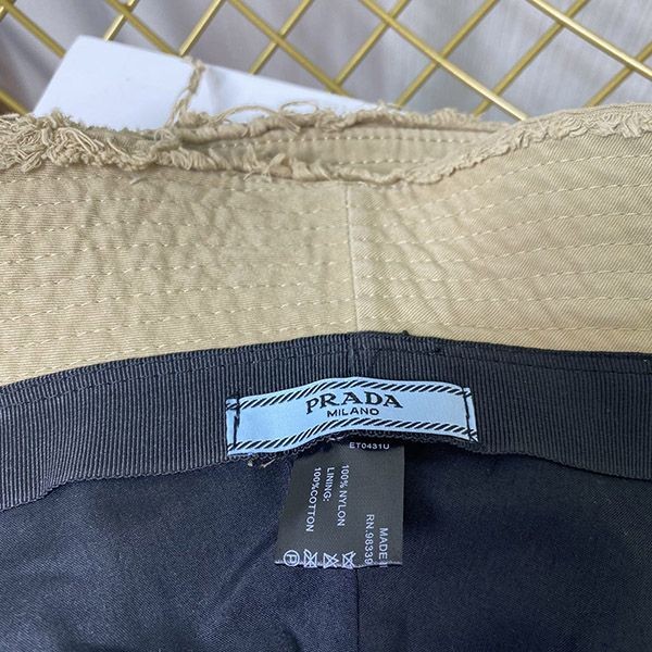 日本未入荷プラダ コピー ドリル バケットハット カーキ 1HC137_2FMB_F0241人気