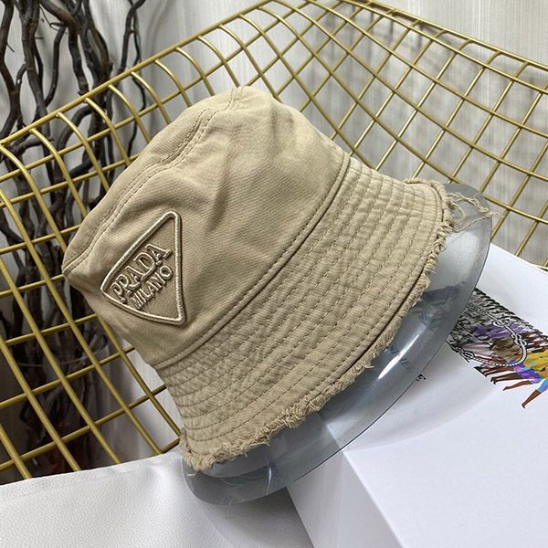 日本未入荷プラダ コピー ドリル バケットハット カーキ 1HC137_2FMB_F0241代引きを販売
