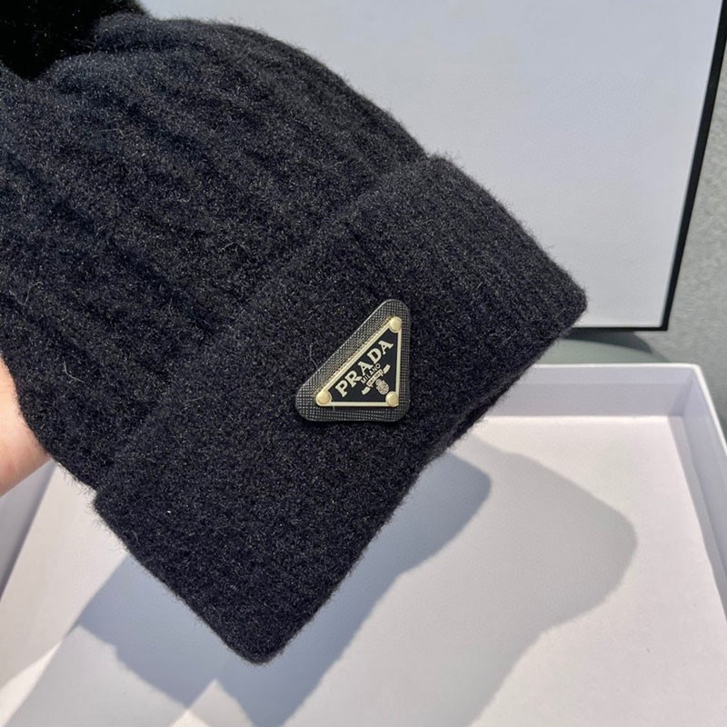 21-22AW【プラダ コピー】シンプル ウール ニット キャップ puo02494人気