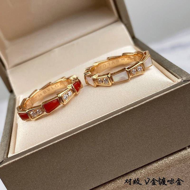 21-22AW 新色☆希少 ブルガリ セルペンティ リング 偽物N級品 Bus38296激安送料無料