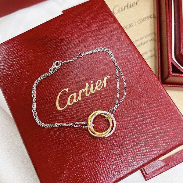 カルティエ トリニティ ダイヤモンド ブレスレット kan07486N級品