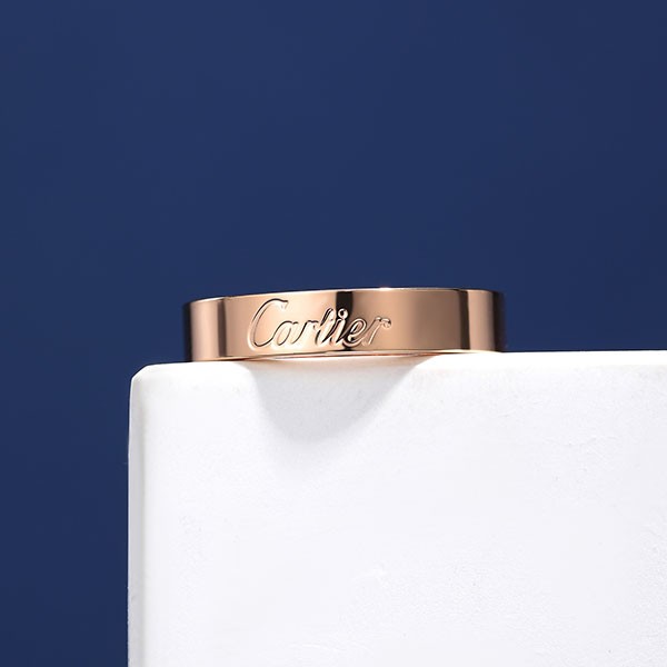 即納！【カルティエ 偽物】C ドゥ カルティエ ウェディング リング 結婚指輪 シルバー/ゴールド B4054000N級品