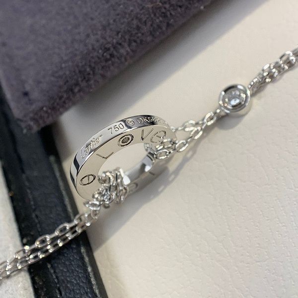 累積売上総額第１位！カルティエ LOVEネックレス 偽物 ホワイトゴールド B7014300人気
