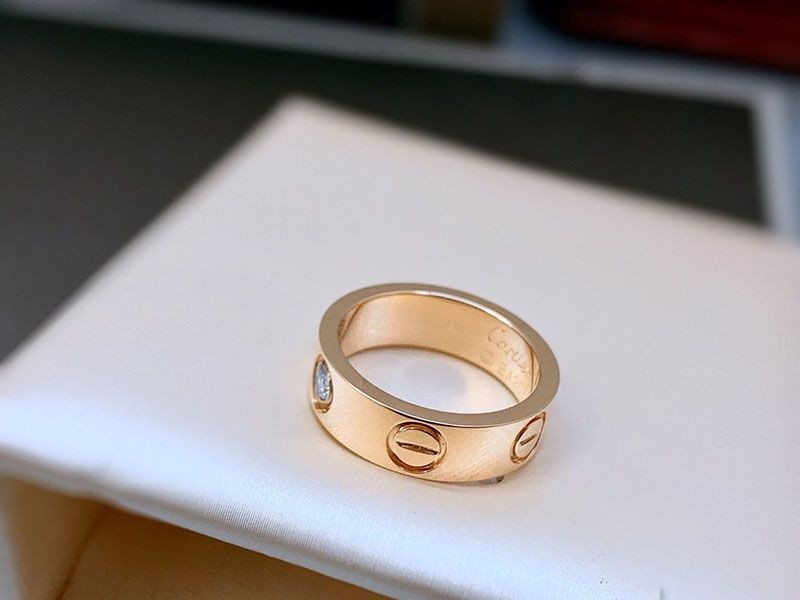 21-22AWカルティエ コピー LOVE リング、ダイヤモンド3個 3色 kaj78724N級品