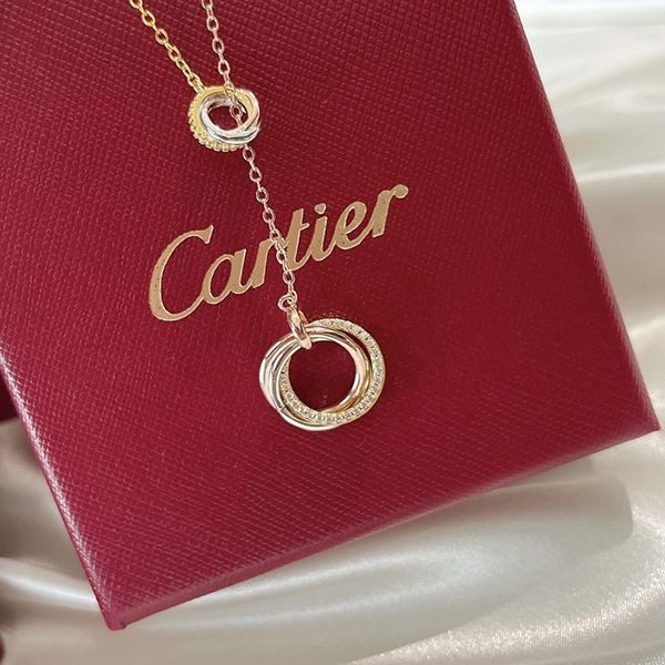 カルティエ トリニティ ネックレス 偽物 18K ダイヤモンド kal33823高い品質