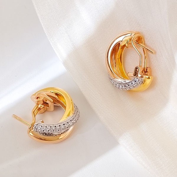 完売必至 カルティエ 3カラー 18K リング ダイヤ トリニティリング ピアス B8031900N級品