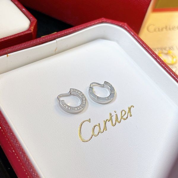 人気No1 カルティエ ピアス 偽物 ラブ ピアス ピンク イエローゴールド kaq23066人気