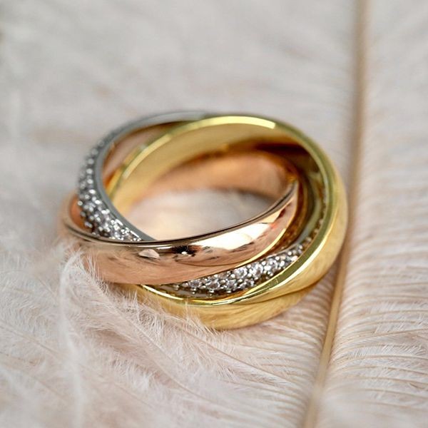 ★日本!!人気！カルティエ 18K リング ダイヤ トリニティリング コピー kar27093人気