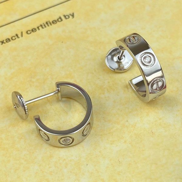 超話題!カルティエ☆ピアス LOVE フープタイプ コピー 3色 kas24800通販