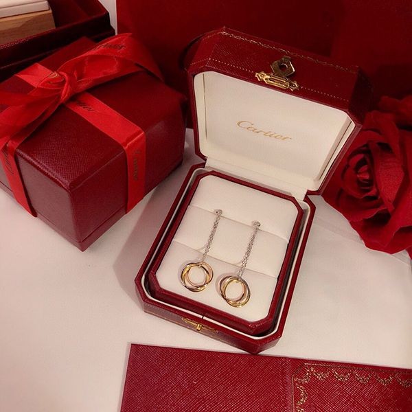 送料込 カルティエ TRINITY トリニティ ダイヤモンド ピアス コピー kau30485高い品質