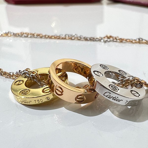 新作限定 カルティエ LOVE ネックレス 偽物 kay53037N級品