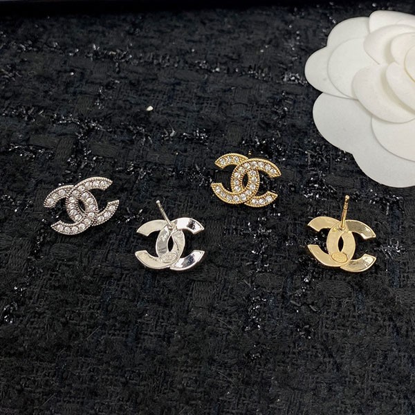 シャネル ccロゴ ピアス メタル&ストラス ゴールド シルバー 2色 shp60757通販