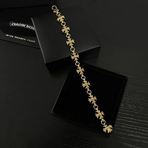 クロムハーツ タイニーE CHブレスレット 12リンク ２２K Kud73394N級品