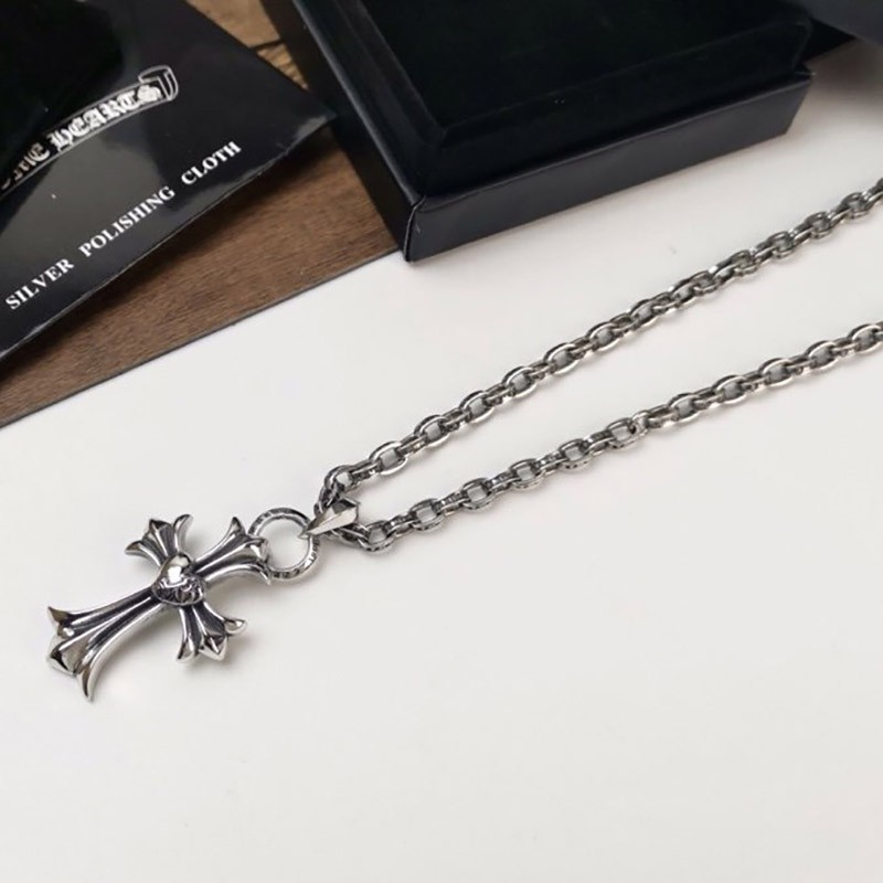 送料込 クロムハーツ ネックレス 偽物 CHクロス ベビーファットチャーム 3モデル Kuf45992通販