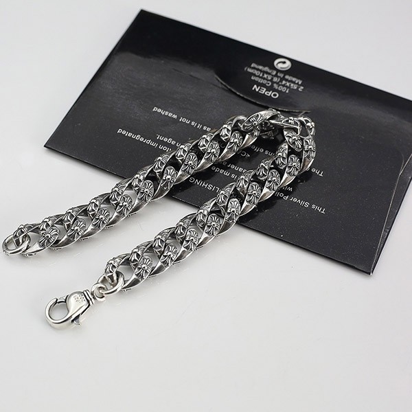＋クロムハーツ 偽物＋【xtra fancy/チェーンブレスレット】シルバー Kuf78280通販