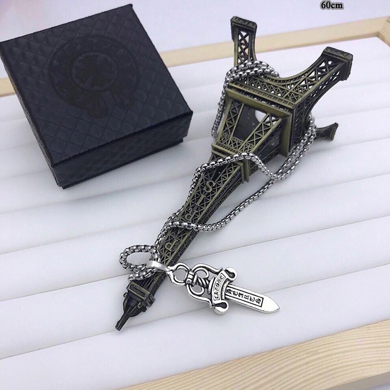 目を惹くカラー クロムハーツ ネックレス コピー ＃5 ダガー Dagger チャーム Kuj79060品質保証