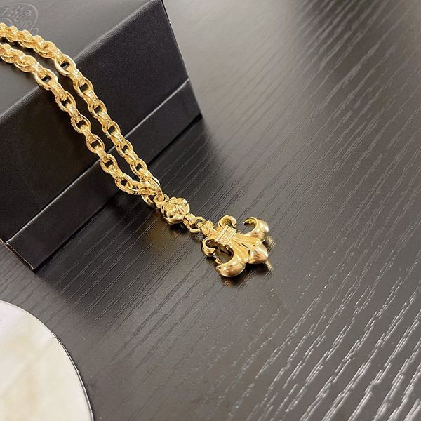 ギフトに最適 クロムハーツ  ゴールドネックレス コピー フレアチャーム Kuo34731代引きを販売
