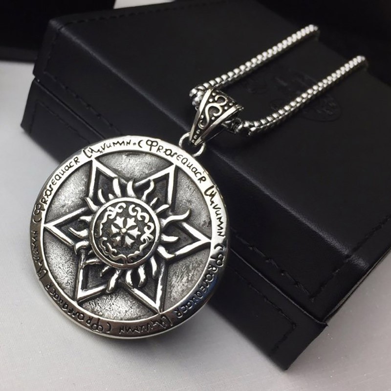 ★関税/送料込★クロムハーツ ネックレス コピー スター スモール チャーム シルバー Kuo61908N級品