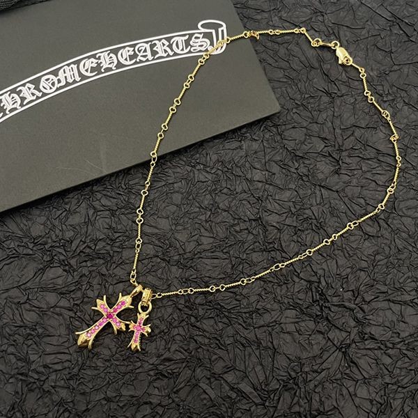☆超人気☆クロムハーツ ネックレス 偽物 1ボールタイニー CH クロスチャーム Kuy74558高い品質