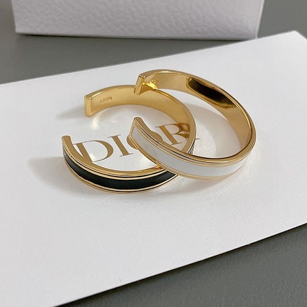 世界中で大人気♪ディオール"ディオール Code"メタル&ラッカー バングル Gold del25178通販
