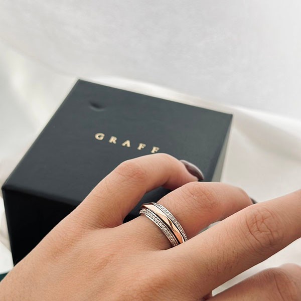 グラフ GRAFF ローレンスグラフシグネチャースピニングダイヤモンド リング コピー guo06502激安送料無料