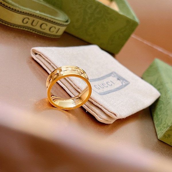 100%実物写真！グッチ 18K GGモチーフ 偽物 アイコン リング gud39511人気