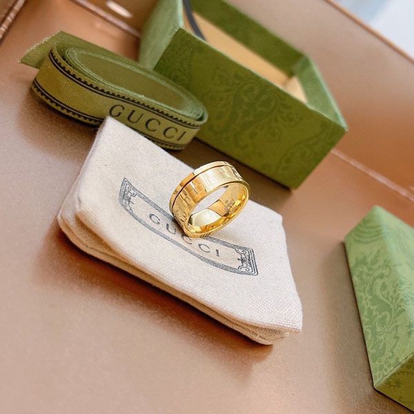 100%実物写真！グッチ 18K GGモチーフ 偽物 アイコン リング gud39511N級品