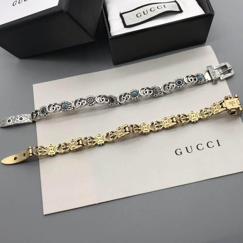 希少色 グッチ インターロッキングG　シルバーブレスレット guh70479激安送料無料