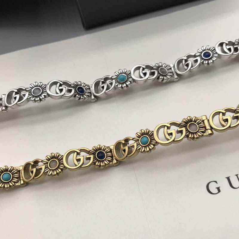 希少色 グッチ インターロッキングG　シルバーブレスレット guh70479人気