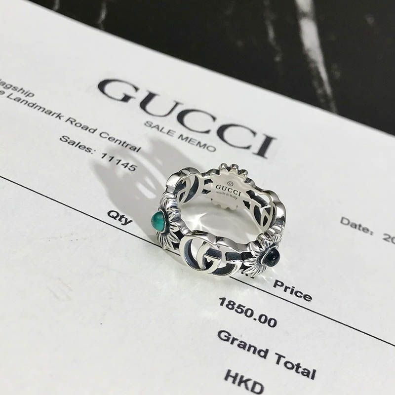 可愛い グッチ ダブルG フラワー リング 偽物 #12 guk65756高い品質