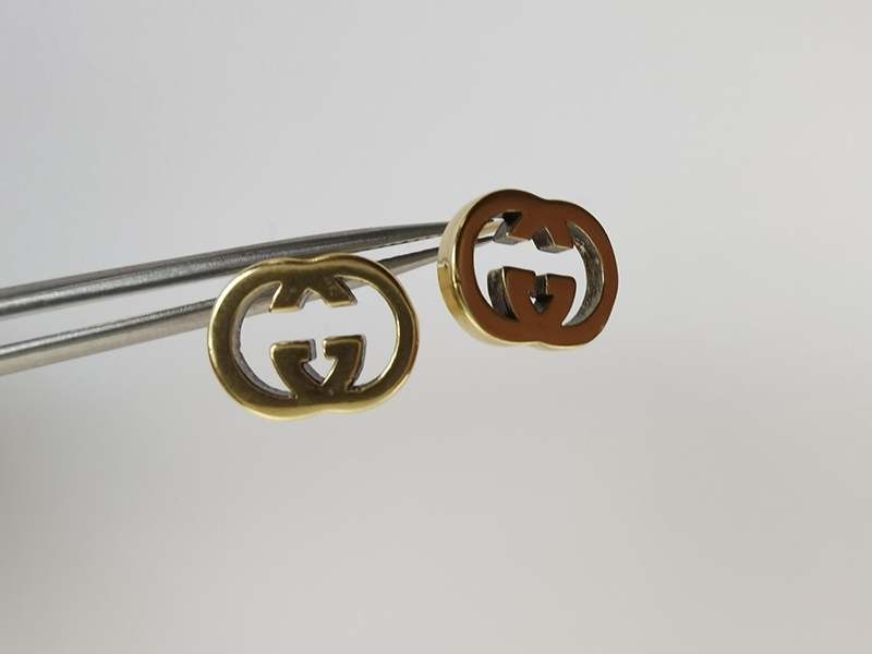 《大人気》グッチ 18k イエローゴールド Interlocking G ピアス コピー guq61214N級品