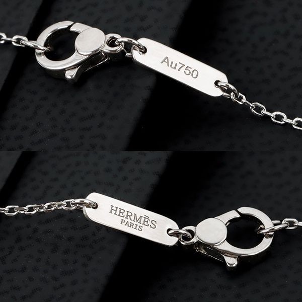 エルメス 18Kゴールド ダイヤ ネックレス 偽物注目度抜群！ err09979品質保証