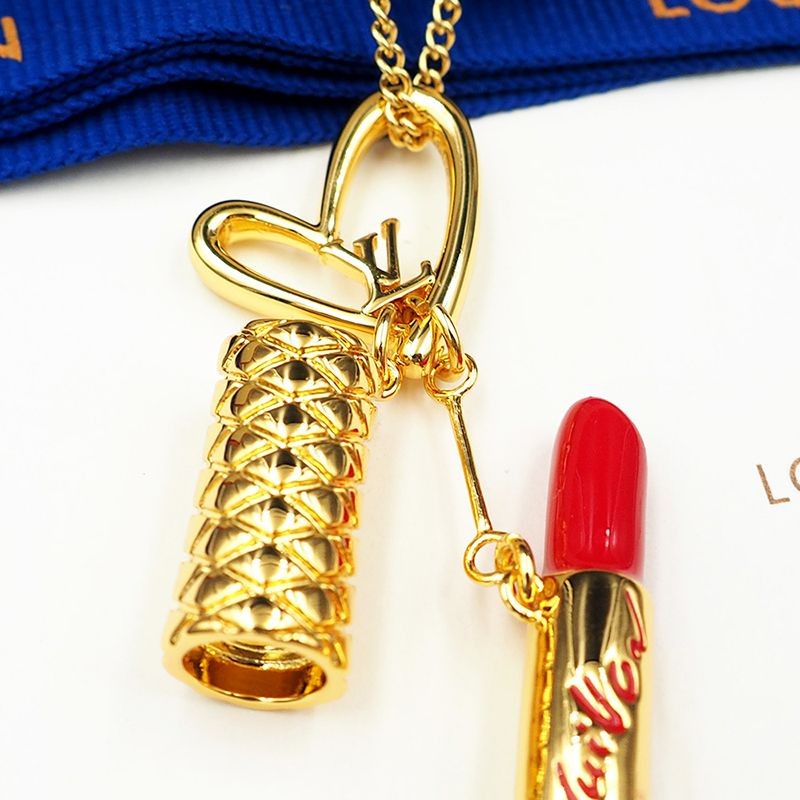 ★日本!!人気！ルイヴィトン リップスティック コピー ネックレス 口紅 LVロゴ M00467N級品