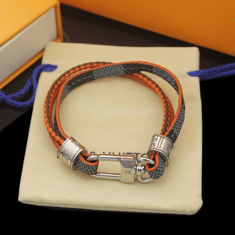 大人気!!新色ルイヴィトン メンズ ブラスレ・LV トレブル モノグラム コピー カーフ M6423E高い品質