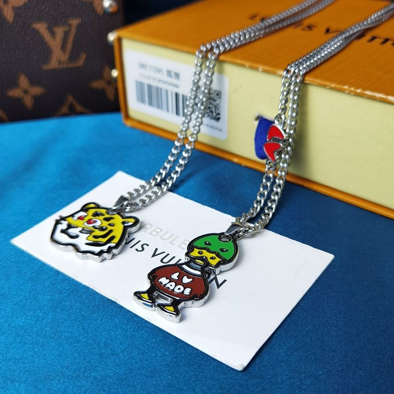春もの新作ルイヴィトン ペンダントLVダック&タイガー コピー ネックレス MP3231