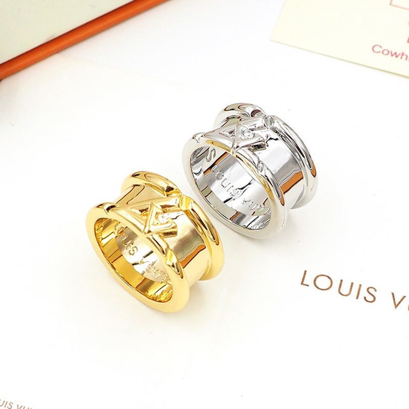 ★日本!!人気！​ルイヴィトン☆バーグ バンドー LV リング コピー シルバー/ゴールド 2色 Q9059A